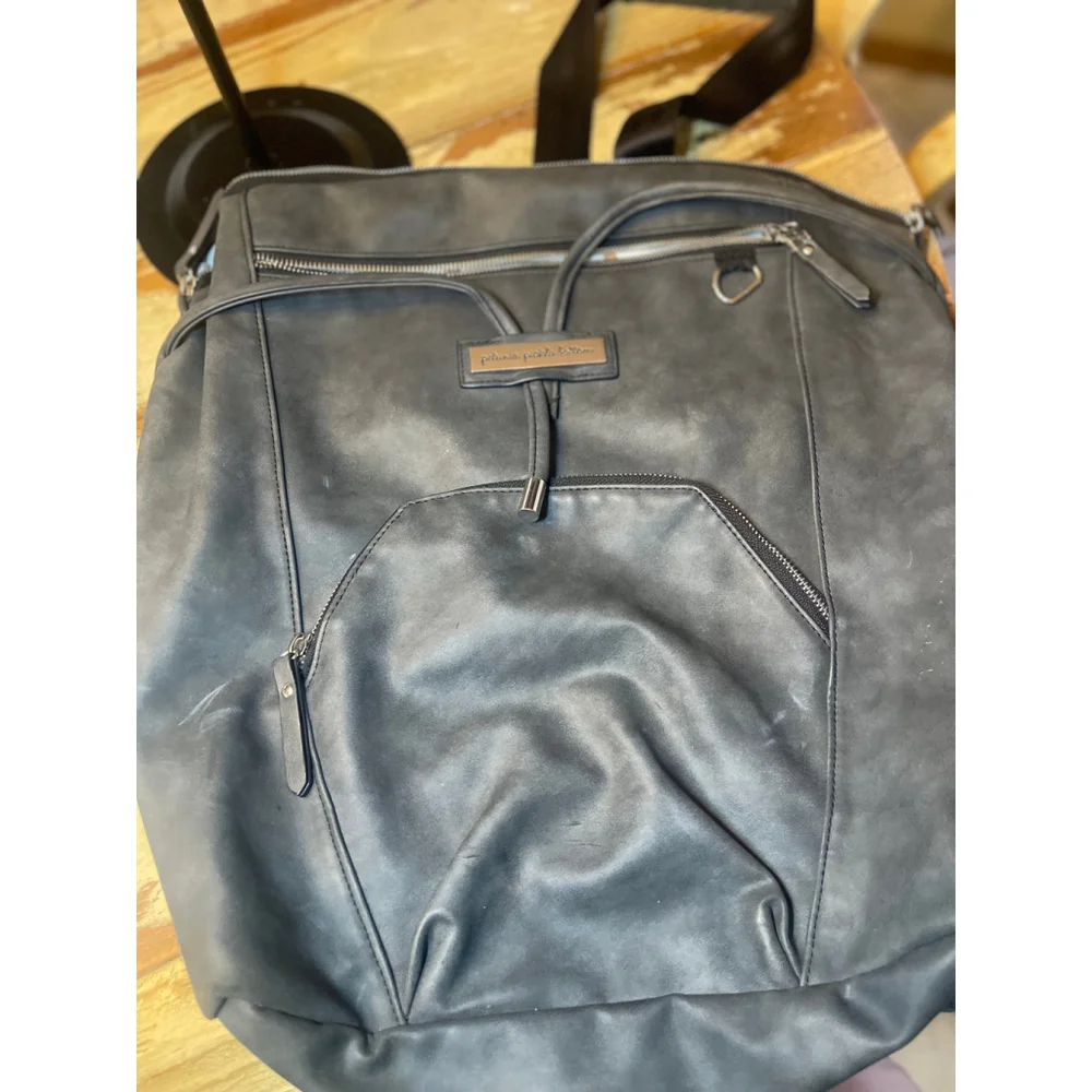 PETUNIA PICKLE BOTTOM| Gray One Size Baby Bag